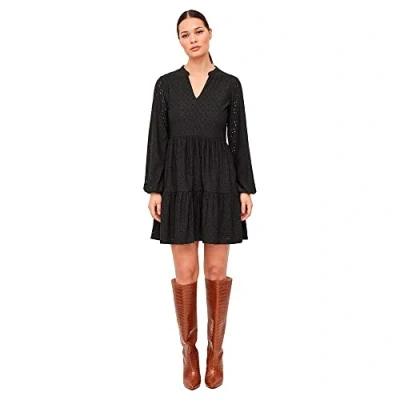 Abbildung von VILA Vikawa Dress Jerseykleid, Damen, Größe: Large, Black