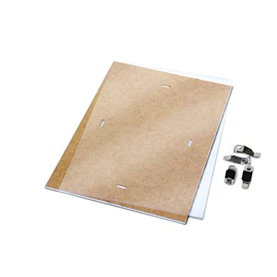Abbildung von DONAU Rahmenloser Bilderrahmen 21 x 29,7 cm / Bildhalter Cliprahmen Bilderhalter mit Clips Plexiglas für Wohnzimmer Esszimmer Küche Poster Puzzle Fotos