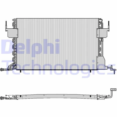 Abbildung von DELPHI TSP0225021 Klimakondensator ohne Trockner 14 PEUGEOT: 306 Hatchback