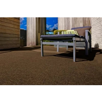 Abbildung von andiamo Kunstrasenteppich Field mit Noppen Kunstrasen Outdoor zur Verwendung als Balkon Bodenbelag oder Teppich witterungsbeständig und zuschneidbar 400 x 600 cm Braun