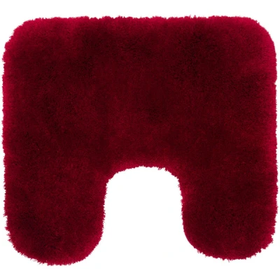 Abbildung von Gözze Deluxe Badteppich Mit Ausschnitt und extra hohem Flor, 100% Polyester (Mikrofaser), Antirutschbeschichtung, 50 x 45 cm Mint