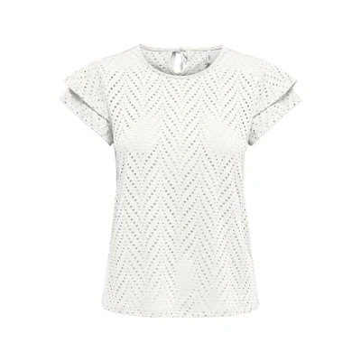 Abbildung von Onlsmilla S/S O Neck Frill Top JRS