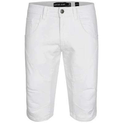 Abbildung von Indicode Jeans LEON Shorts, Herren, Größe: Small, Offwhite