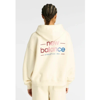 Abbildung von New Balance Reimagined Kapuzenpullover, Damen, Größe: Large, Linen