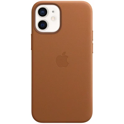 Abbildung von Apple Leather Case iPhone 12 Mini Saddle Brown ✅ SB Supply MHK93ZM/A