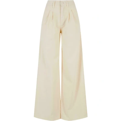 Abbildung von Urban Classics Stoffhose, Damen, Größe: XS, Whitesand