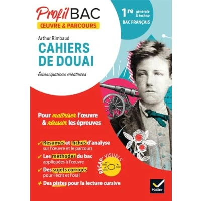 Abbildung von Profil Rimbaud, Cahiers de Douai (Bac français 2025): analyse l&#039;oeuvre et du parcours au programme (1re générale technologique)