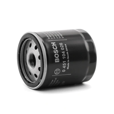 Abbildung von BOSCH 0 451 104 026 Ölfilter 13/16&quot; 16 UN mit zwei Rücklaufsperrventilen Anschraubfilter ROVER: 75, Mini Hatchback, 2000 3500 Hatchback