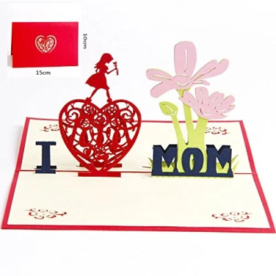 Abbildung von DEESOSPRO® Muttertagskarte,Papier Spiritz Muttertag,Geburtstagskarte für Mama Special, 3D Pop up Grußkarte mit schönen Papier Cut, Geschenk Geburtstag, inklusive Umschlag