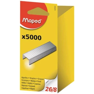 Abbildung von Maped 324502 0 Heftklammern 26/8, verzinkt, großpackung