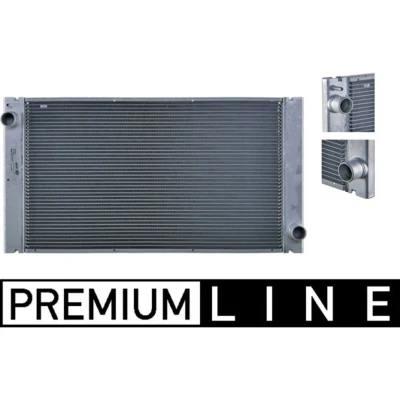 Abbildung von MAHLE ORIGINAL CR 1095 000P Kühler, Motorkühlung für Fahrzeuge mit/ohne Klimaanlage 592 334 24 Kühlrippen gelötet MINI: Hatchback, Convertible