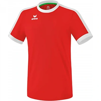 Abbildung von Erima Unisex Retro Star Trikot, Rot/Weiß, S EU