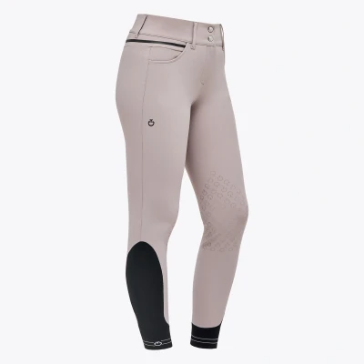 Abbildung von Cavalleria Toscana Reithose Silicone Knieschutz Beige