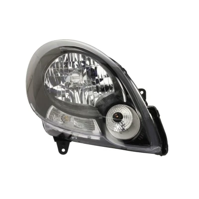 Abbildung von TYC 20 1399 35 2 Scheinwerfer rechts H4, P21/5W schwarz mit Tagfahrlicht für Rechtsverkehr ohne Elektromotor RENAULT: Kangoo II Be Bop