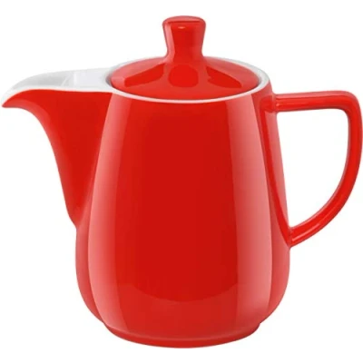 Abbildung von Melitta 219094 Kanne Porzellan Kaffeekannee 0,6l Rot