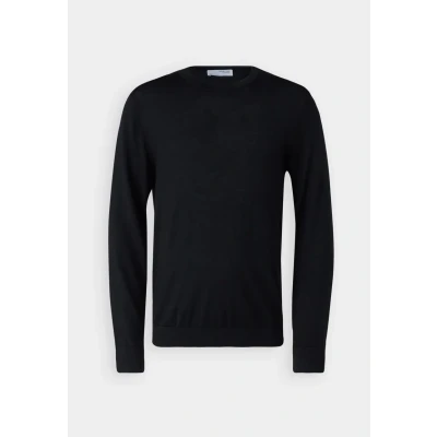 Abbildung von Selected Homme Slhtray CREW NECK Strickpullover, Herren, Größe: Small, Black