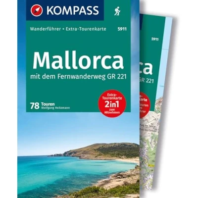 Abbildung von KOMPASS Wanderführer Mallorca, 78 Touren mit Extra Tourenkarte: GPS Daten zum Download