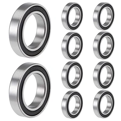 Abbildung von 10 Stück 6802 2RS Kugellager 15 mm x 24 5 doppelt geschützte Rillenkugellager für DIY, Drehbänke, Motoren, 3D Drucker, Fräsmaschinen, verschiedene mechanische Geräte, etc.