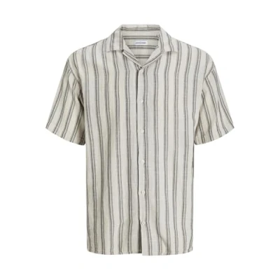 Abbildung von Jack &amp; Jones Jjeenzo Stripe Resort SS Hemd, Herren, Größe: Small, Moonbeam