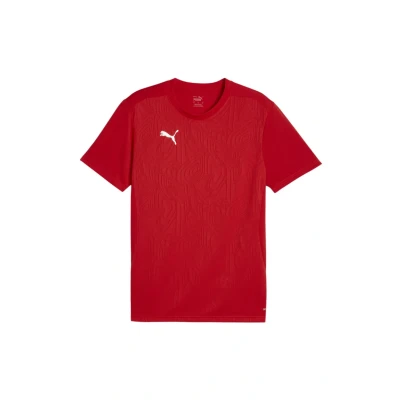 Abbildung von Puma Teamfinal Sport Tshirt, Herren, Größe: XXL, Rotsilber