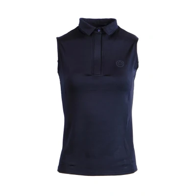 Abbildung von Montar Poloshirt Fiona Ärmellos Navy XL