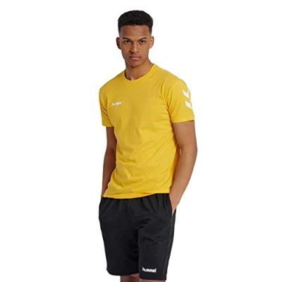 Abbildung von hummel Herren Hmlgo bomuld T shirts, Sports Yellow, XL EU