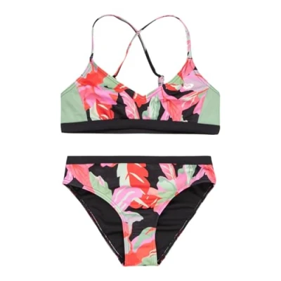 Abbildung von Roxy Active Athletic TRI Bikini für Kinder, Größe: 140, Anthracite the moves