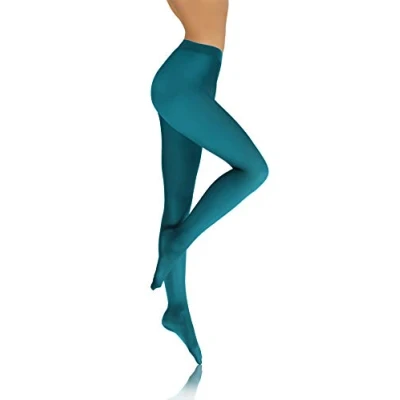 Abbildung von sesto senso Damen Strumpfhose Türkis Bunte 40 DEN Blickdicht Microfaser 4 L Copper