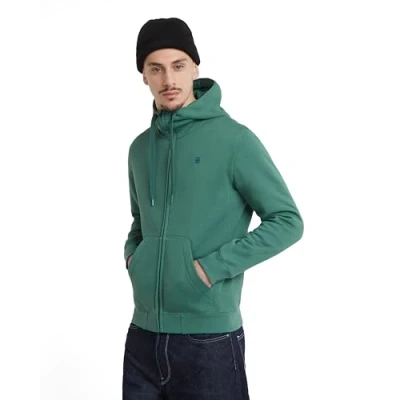 Abbildung von G Star CORE HDD Sweatjacke, Herren, Größe: XXL, Blue spruce