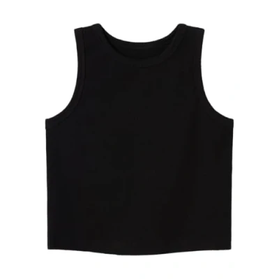 Abbildung von NAME IT Mädchen Nkfnakal Sl Crop Noos Tanktop, Schwarz, 158 164 EU