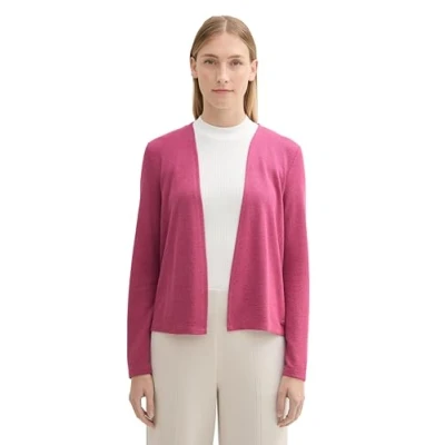 Abbildung von TOM Tailor Strickjacke, Damen, Größe: XL, Pink velvet