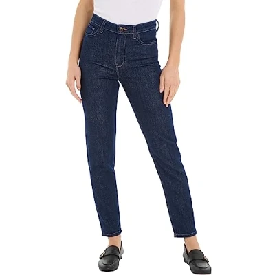 Abbildung von Tommy Hilfiger Gramercy HIGH RISE Jeans Slim Fit, Damen, Größe: 30x30, Rue