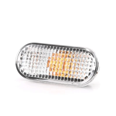 Abbildung von TYC 18 3585 01 2 Blinker weiß beidseitig, seitlicher Einbau ohne Lampenträger oval VOLKSWAGEN: GOLF 3, Caddy Kastenwagen, Sharan I, SEAT: Ibiza