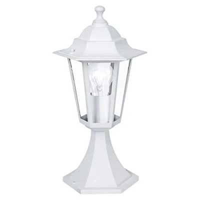 Abbildung von Eglo 22466 Sokelleuchte LATERNA 5 weiß, E27 max. 1X40W H:40,5cm Ø20,5cm