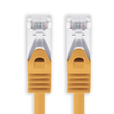 Abbildung von 1aTTack.de 10m orange 1 Stück Cat7 Netzwerkkabel SFTP Patchkabel Lankabel Rohkabel 10GB/s 500 Mhz konfektioniert mit 2 RJ45 Stecker Cat 6a