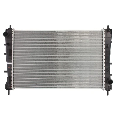 Abbildung von NRF 54503 Kühler, Motorkühlung Aluminium 621 395 26 Kühlrippen gelötet