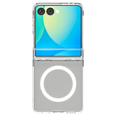 Abbildung von Spigen Ultra Hybrid Pro MagFit Back Cover Durchsichtig Samsung Galaxy Z Flip 7