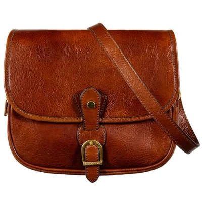 Abbildung von Time Resistance Leder Umhängetasche für Damen Handtasche Tasche Geldbörse