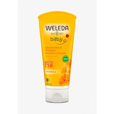 Abbildung von Weleda Calendula Shampoo &amp; BODY WASH Duschgel, Damen, Größe: 200 ml,