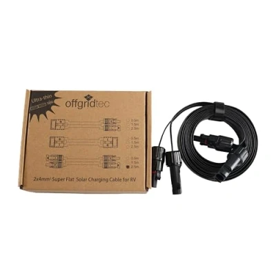 Abbildung von PV Stecker zu Flat Cable (Super Flach) 4mm² 2,5m