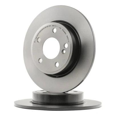 Abbildung von BREMBO COATED DISC LINE 08.B347.41 Bremsscheibe 276 9 5 voll beschichtet hochgekohlt mit Schrauben MERCEDES BENZ: B Class, A CLA Coupe kfzteile