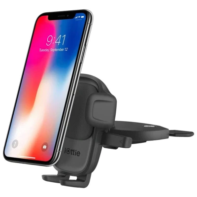 Abbildung von iOttie Easy One Touch 5 CD Slot Mount Handyhalterung für das Auto Player schwarz Kunststoff