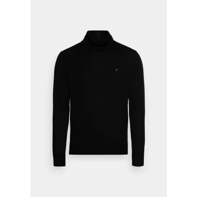 Abbildung von Tommy Hilfiger PIMA ROLL NECK Strickpullover, Herren, Größe: XS, Black