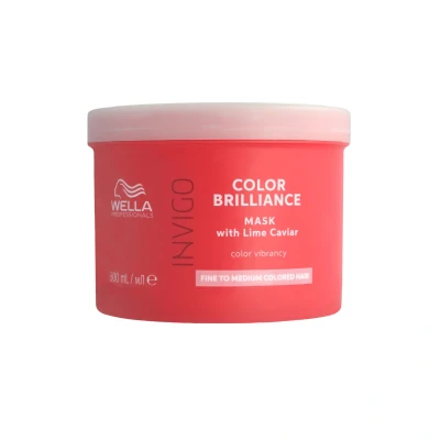 Abbildung von Wella Professionals Haarmaske "CARE INVIGO COLOR BRILLIANCE VIBRANT MASK" intensiver Farbschutz, verstärkt Glanz, pflegend
