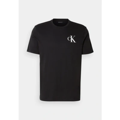 Abbildung von Calvin Klein Jeans LEFT Chest LOGO TEE Tshirt basic, Herren, Größe: XS, Black