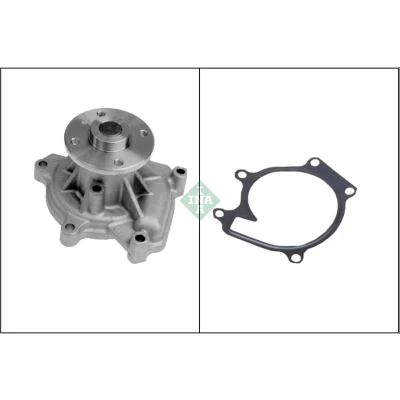 Abbildung von INA 538 0558 10 Wasserpumpe für Keilrippenriementrieb TOYOTA: Yaris II Hatchback, I Hatchback