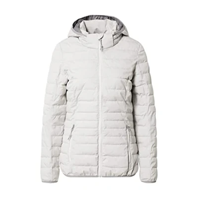 Abbildung von G.I.G.A. DX Damen Funktionsjacke in Daunenoptik/Steppjacke mit abzippbarer Kapuze Uyaka Stripe, hellgrau, 42, 34313 000