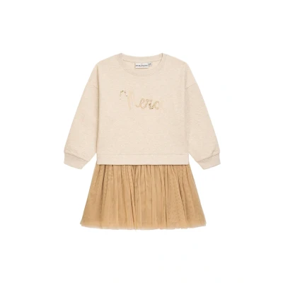 Abbildung von Danamade Cosima Freizeitkleid für Kinder, Größe: 110, Creme