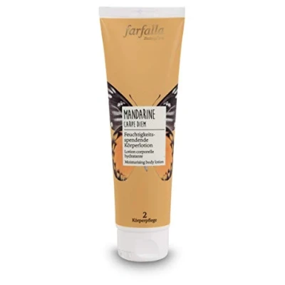 Abbildung von farfalla Mandarine feuchtigkeitsspendende Körperlotion 150ml Feuchtigkeitsspendend &amp; Revitalisierend Mit Bio Sanddornöl Orangenblütenwasser 100% zertifizierte Naturkosmetik