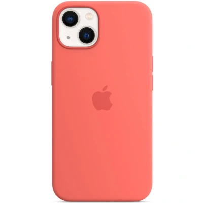 Abbildung von Apple Silikon MagSafe Hülle iPhone 13 Pink Pomelo MM253ZM/A
